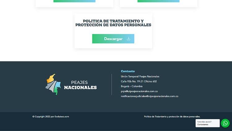 Unión Temporal de Peajes Nacionales 2